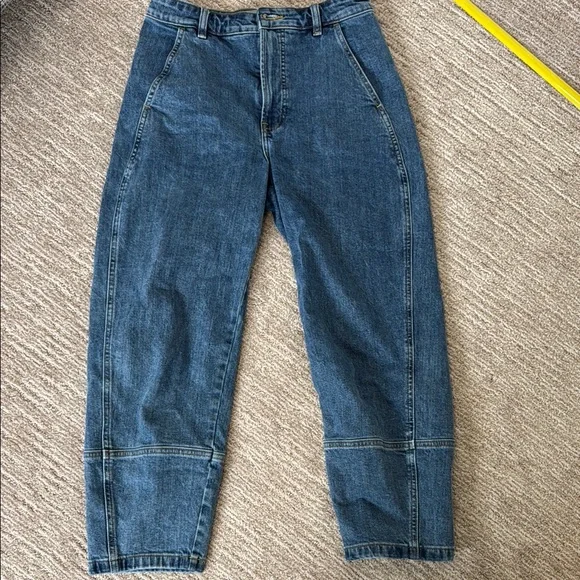 Everlane The Utility Barrel Pant in Denim - Picture 7 of 12